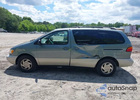 1998 Toyota Sienna Xle из США, поврежденный, VIN 4T3ZF13C9WU029468